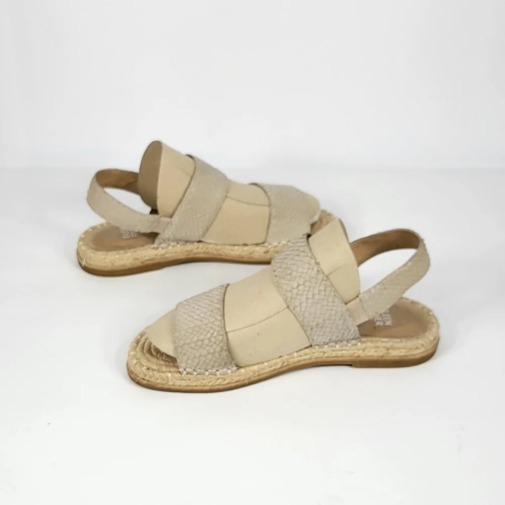 Eileen Fisher Sandals Espadrilles #298 Size 6.5